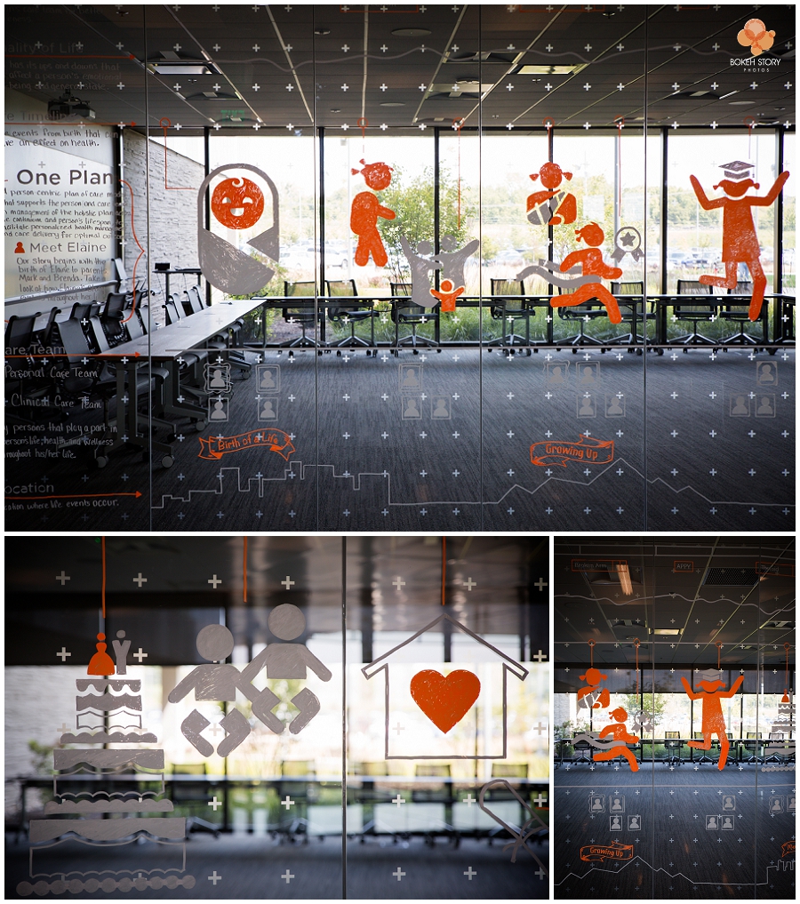 UX Glass Wall installation photography | Kansas City Corporate Photographer | Bokeh Story Photos