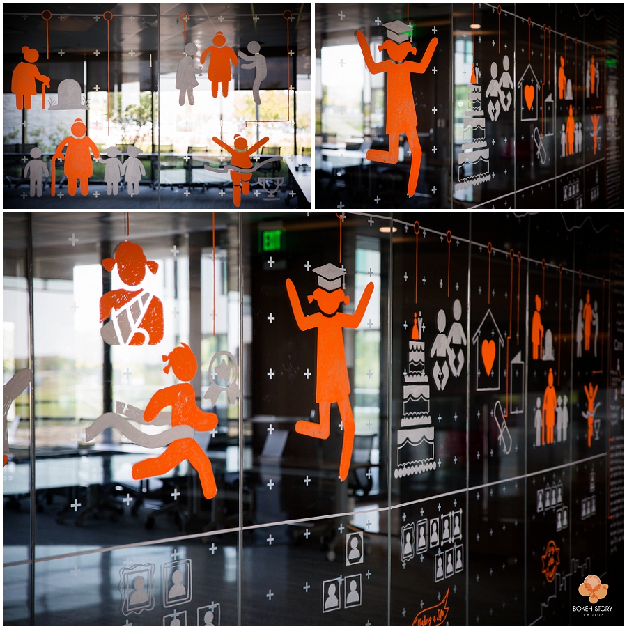 UX Glass Wall installation photography | Kansas City Corporate Photographer | Bokeh Story Photos